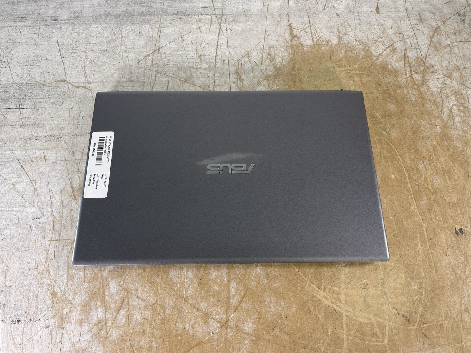 ASUS VIVOBOOK F512D RYZEN 5 3500U @ 2.10GHz, 12GB RAM, NO HDD/OS