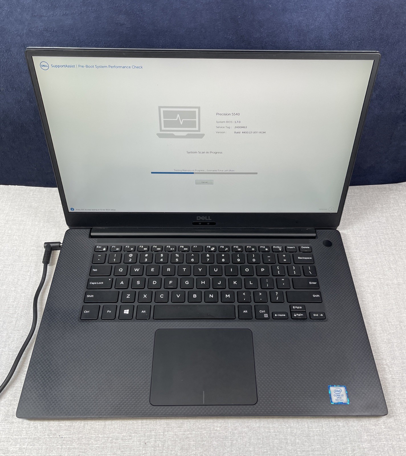 Dell Precision 5540 Core i7-9850H 2.60GHz 32GB RAM 512GB SSD NO OS