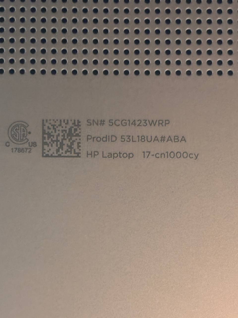 HP 17-cn1000cy 17.3” Touchscreen Laptop i5-1155G7 12GB Ram 512GB SSD *Read* PH9