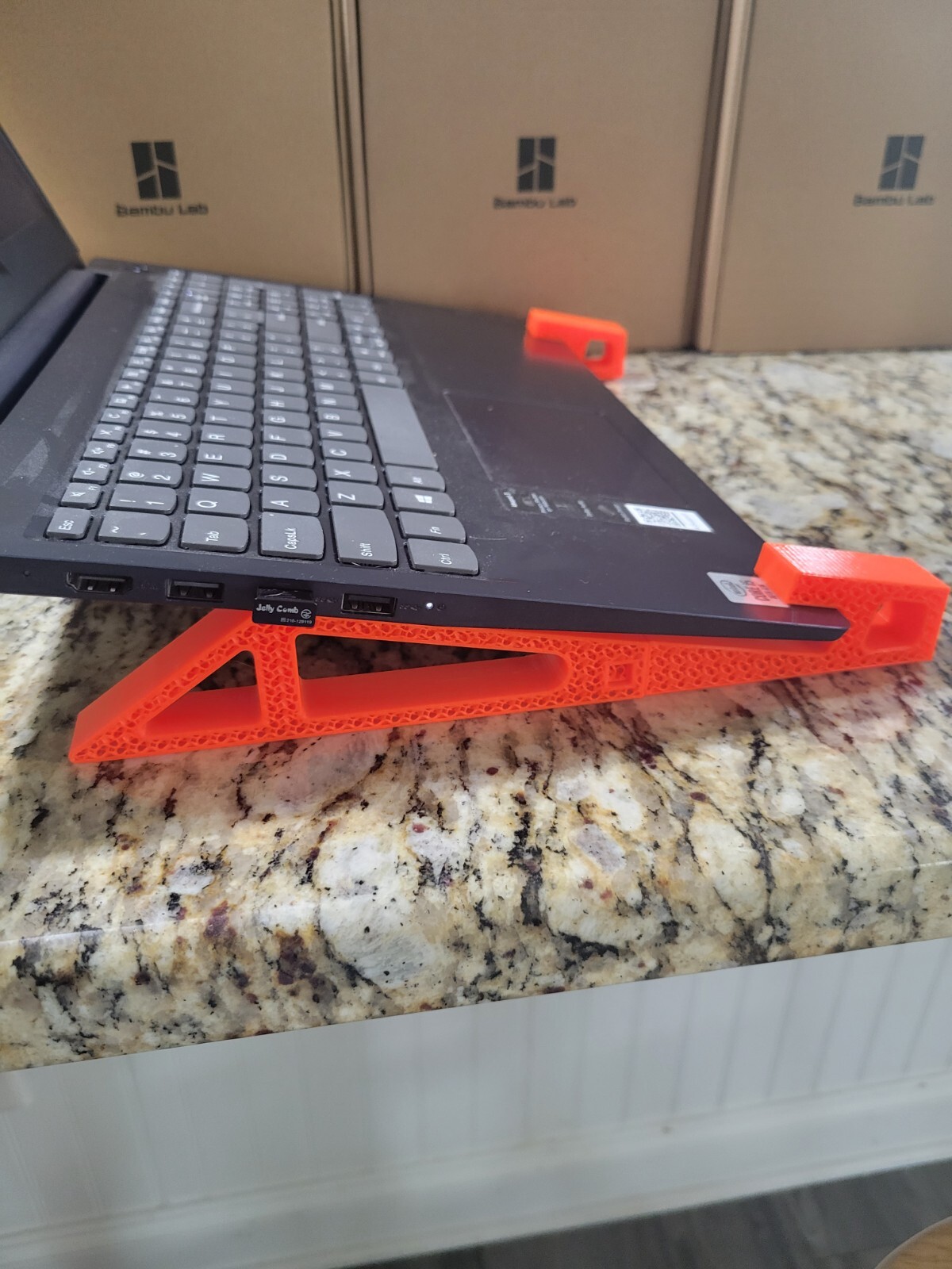 3D printed laptop supports preventing overheating, multiple colors