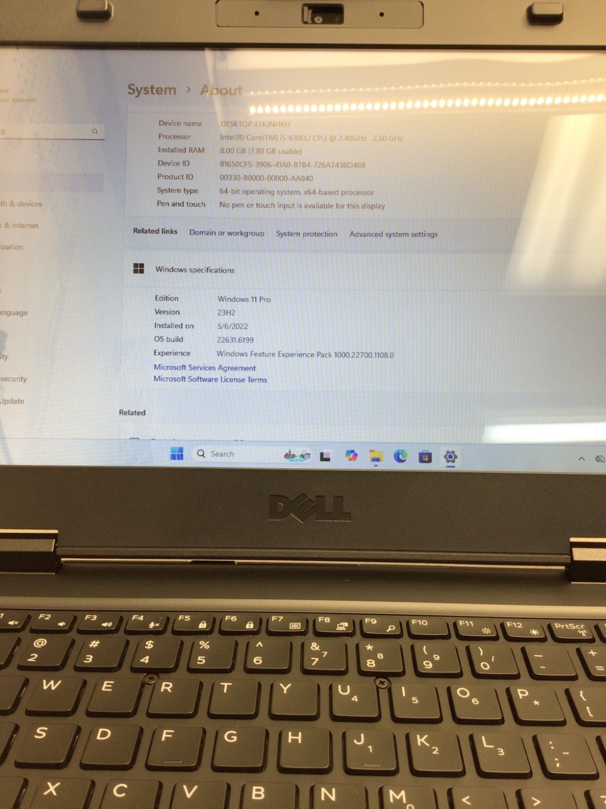 Dell Latitude 5414 Rugged 14″ Core i5-6300U 8GB RAM 256GB SSD WIN 11 PR0