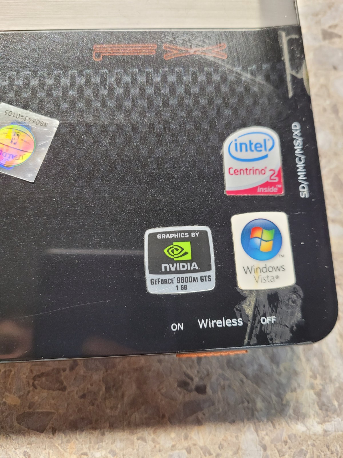 Gateway MS2252 Core 2 Duo 4GB RAM 17″ UNTESTED