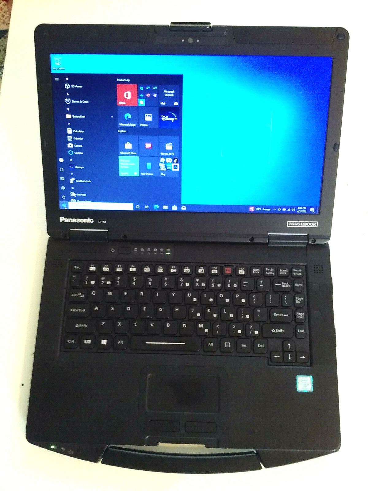 PANASONIC TOUGHBOOK CF-54 MK3 2.60GHz i5-7300 NEW 500GB SSD 8GB RAM, WEBCAM