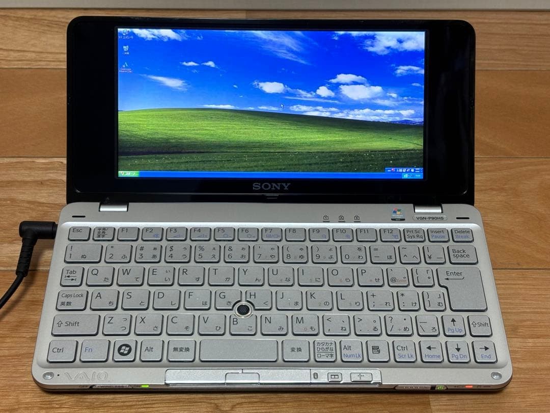 SONY VAIO typeP VGN P90NS Intel Atom RAM 2GB HDD 80GB Windows xp