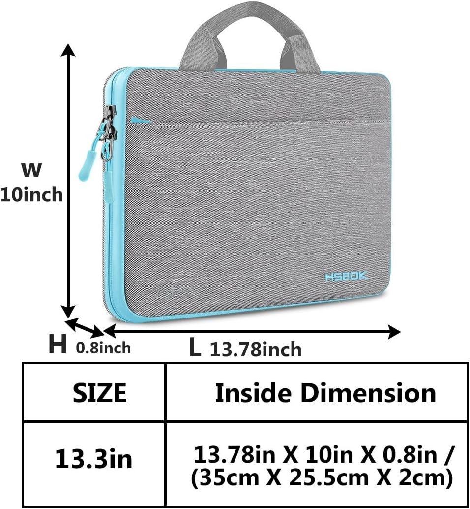 13-14 Inch Laptop Sleeve Briefcase Compatible with MacBook Pro M1/M2/M3/M4/M5