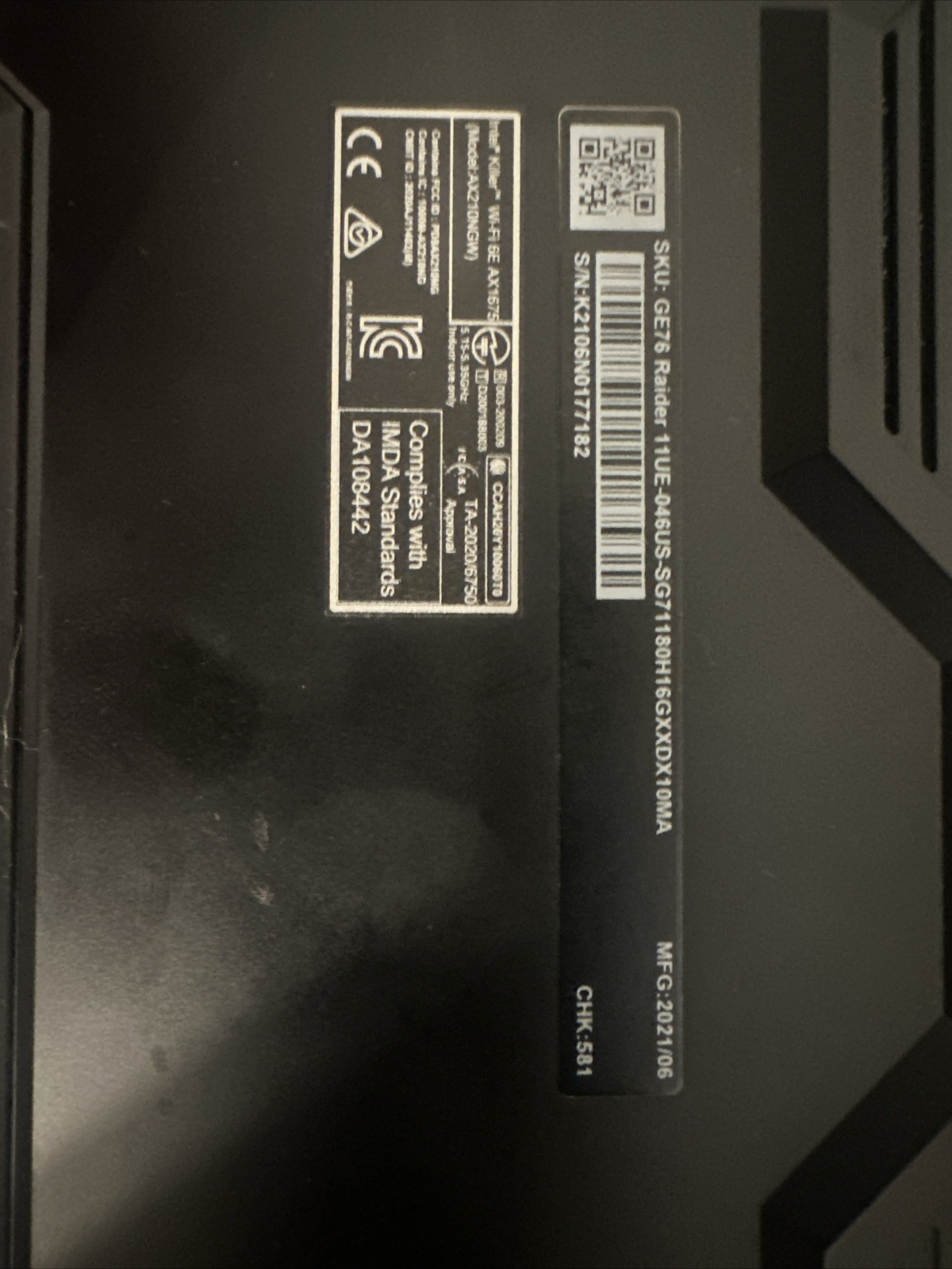 MSI GE76 Raider