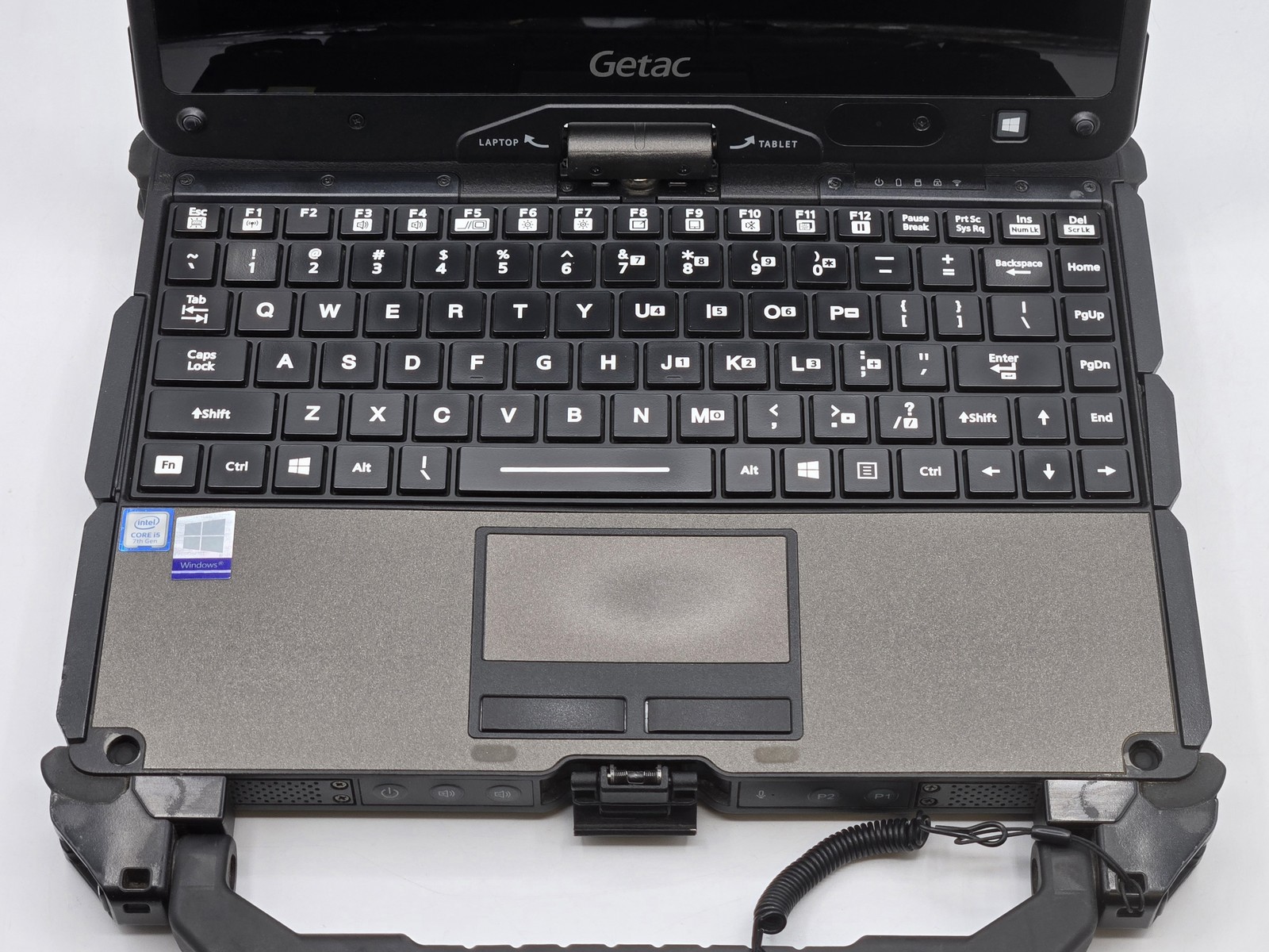 GETAC V110G4 11″ HD Touch I5-7200U 256GB 16GB W10P Webcam Backlit Stylus *READ*