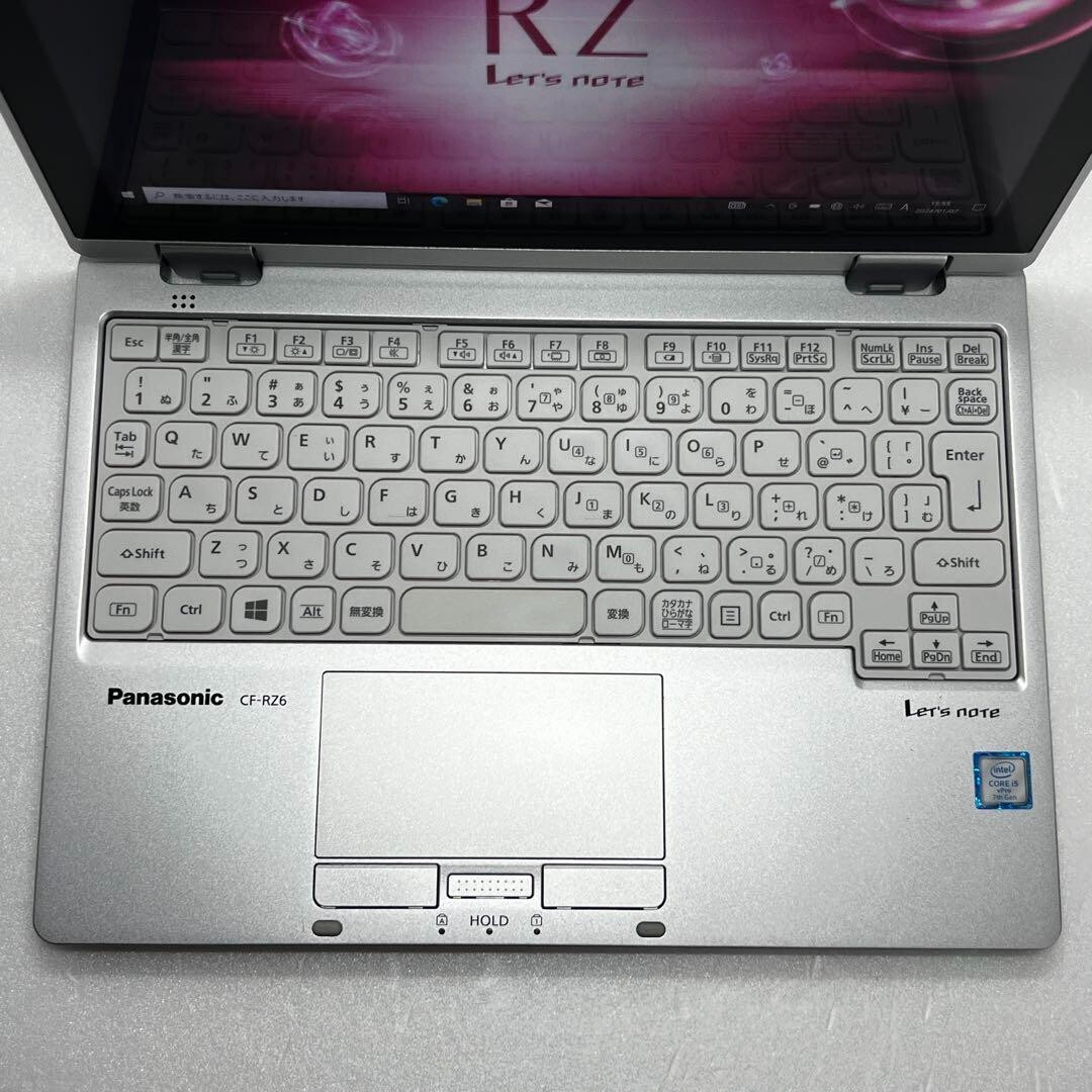 Panasonic CF-RZ6RFDVS TOUGHBOOK LET’S NOTE i5-7Y57 SSD256GB 4GB 2in1yoga with AC