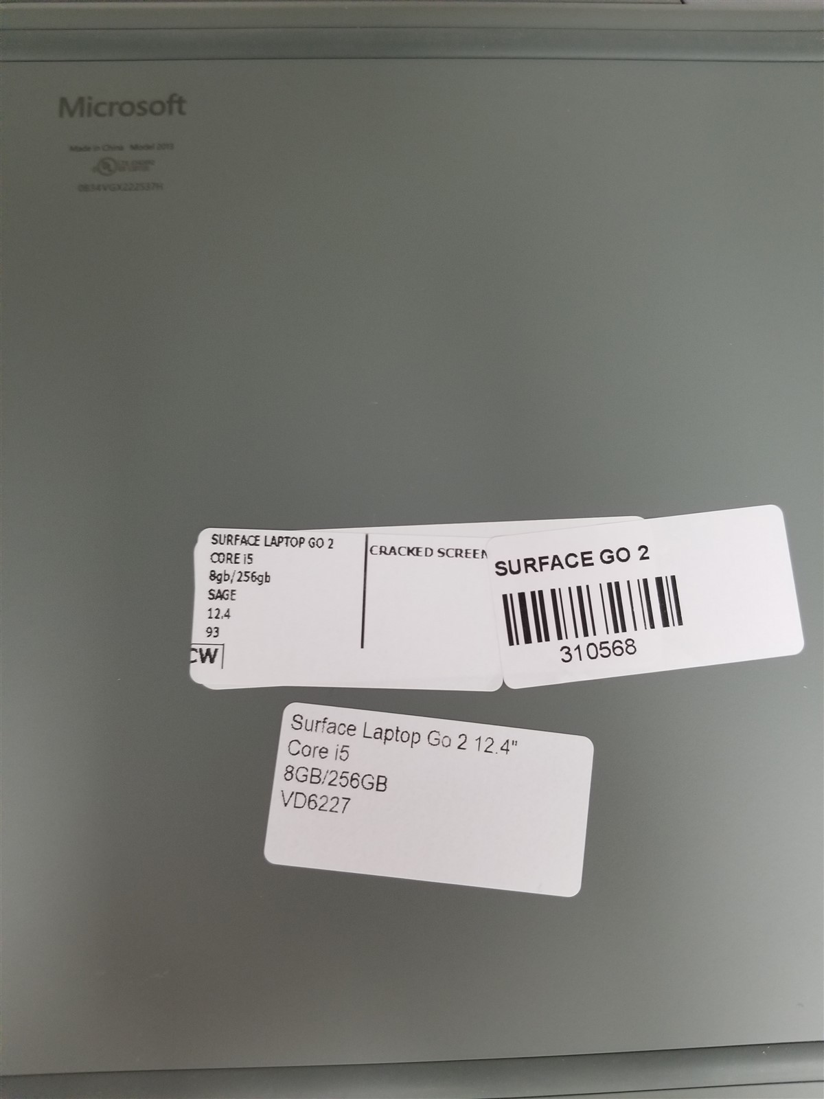 Microsoft Surface Laptop Go 2 Core i5 12.4″ 8GB/256GB Green See Details VD6227