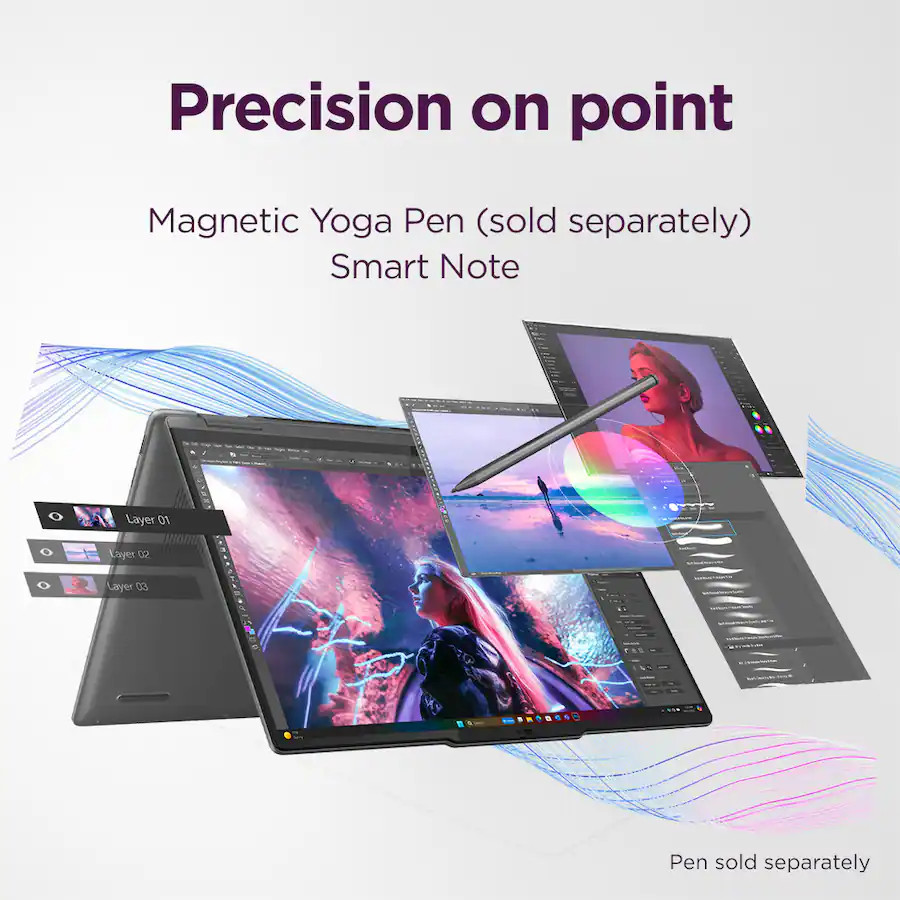 Lenovo Yoga 7 2n1 14″ 2K OLED Touch Ryzen AI 7 350 5GHz 16GB RAM 1TB SSD Sealed