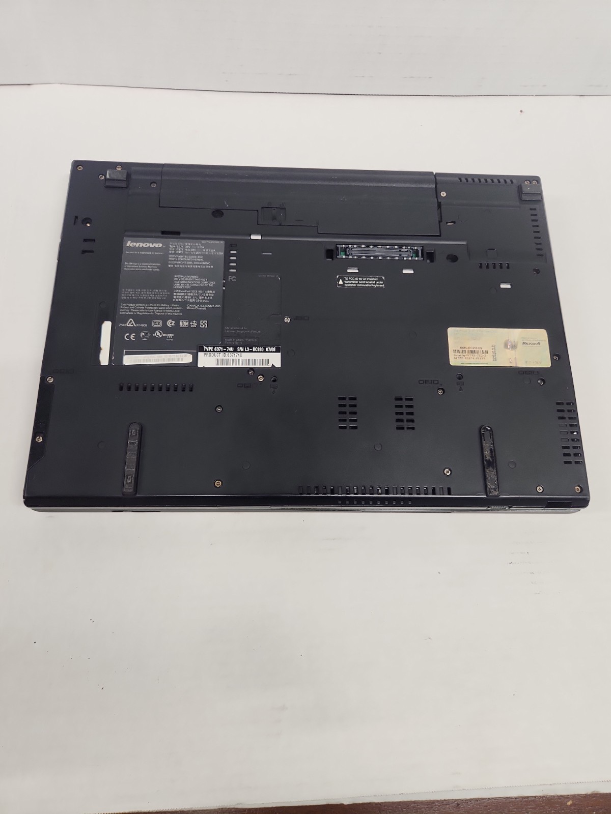 Lenovo ThinkPad T60 Intel Core Duo Untested
