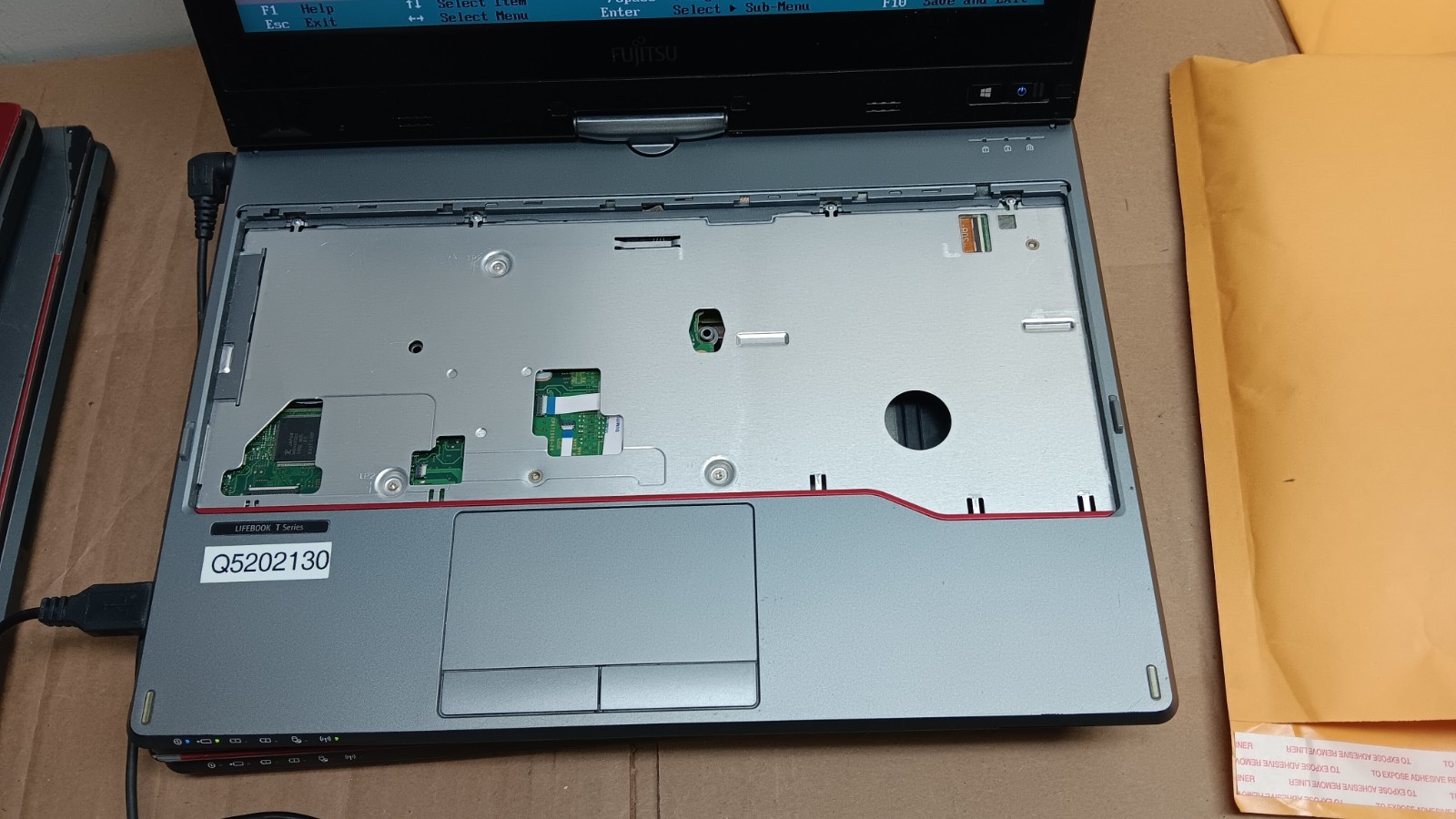 Lot of 4 Fujitsu LifeBook T726 T725 Laptops For Parts or Repair