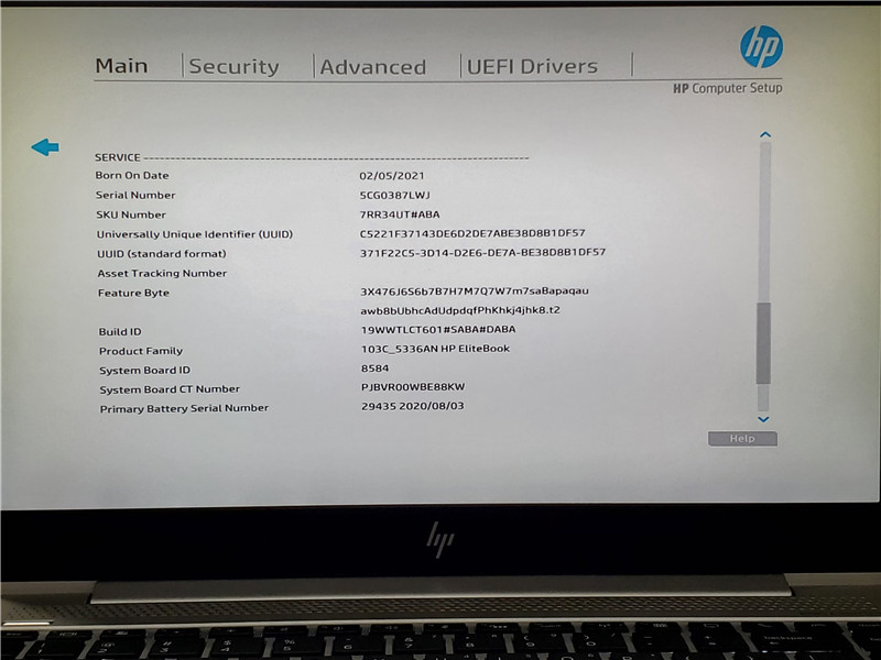 HP EliteBook 745 G6 Laptop Ryzen 5 Pro 3500U 8GB 256GB SSD Win 10 COA Grade C
