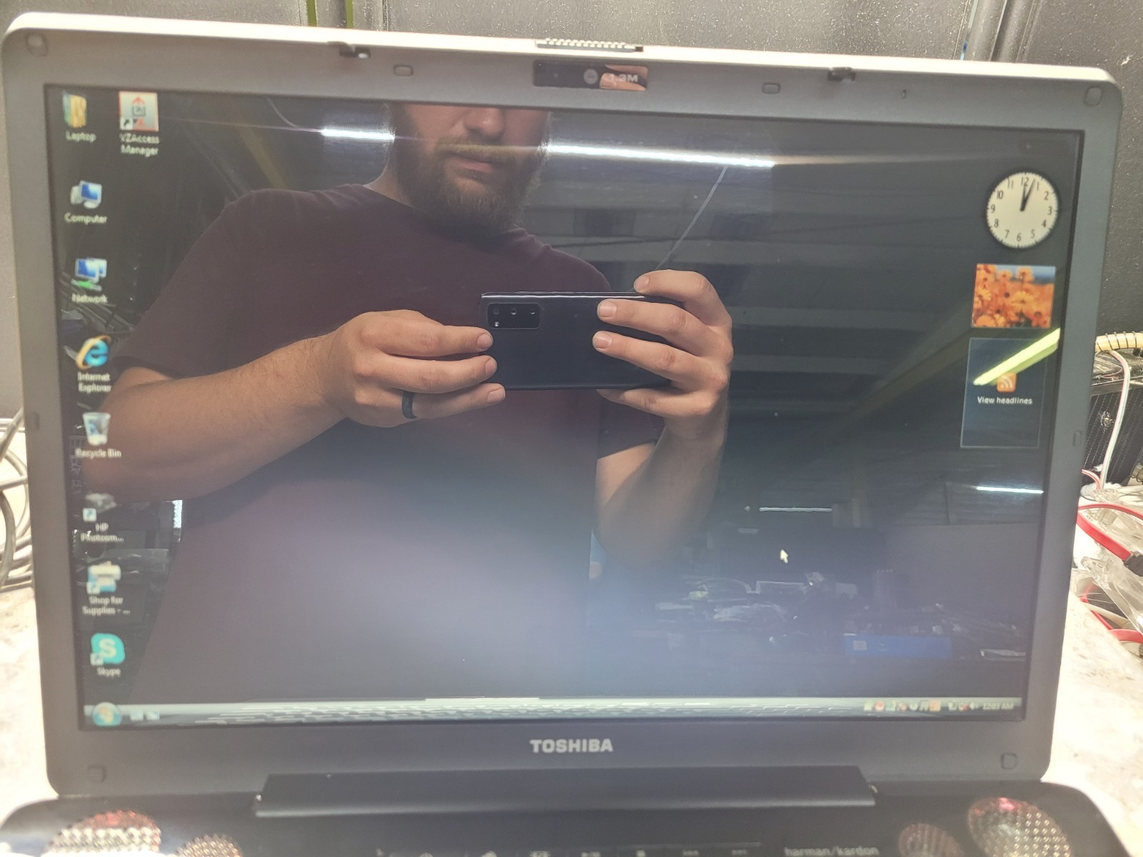 Toshiba Satellite X205 ‘Baby Qosmio’ 1.66ghz 2gb 1tb 8700m GT Retro Gaming Win V