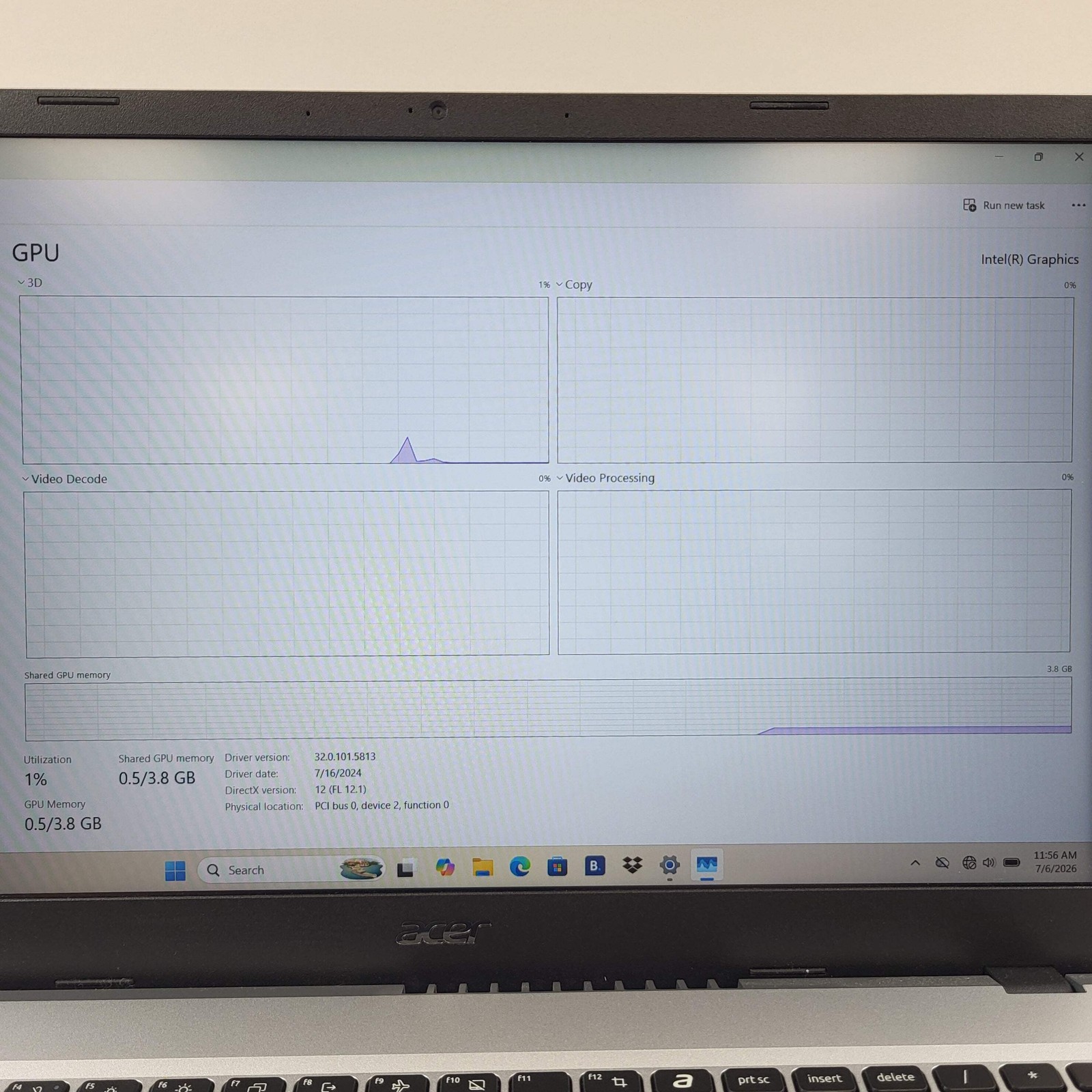 Acer Aspire Go 15 AG15-32P 15.6″ Core 3 N355 1.9GHz 8GB RAM 128GB SSD
