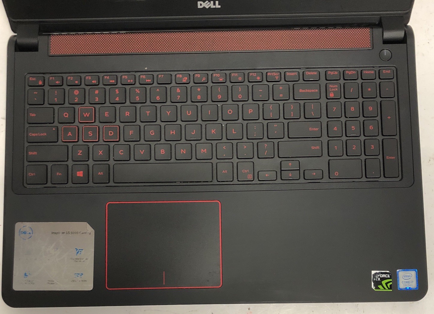 Dell Inspiron 15 5000 Gaming-i7-7700HQ 16GB RAM 256GB SSD 1TB HDD GTX 1050 READ