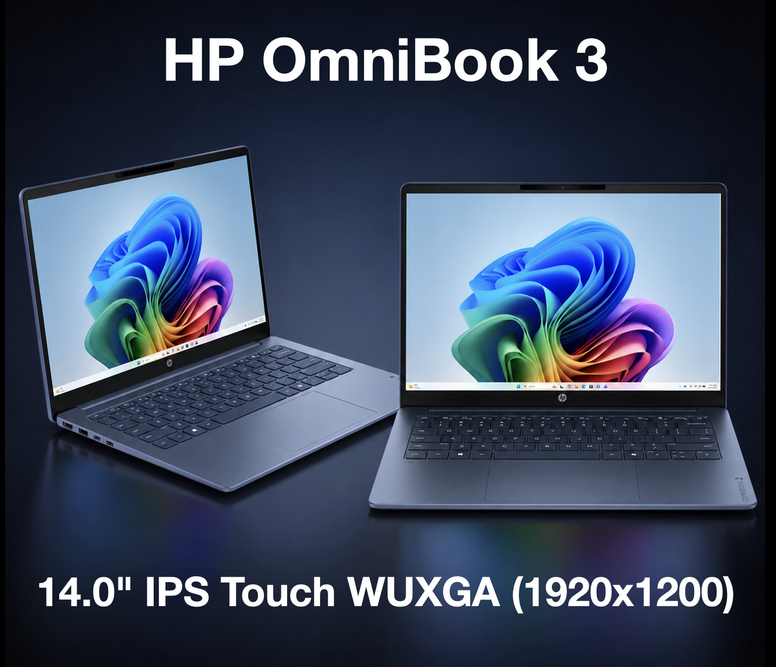 HP OmniBook 14″ 1920×1200 Snapdragon X X1-26-100 16GB RAM 1TB SSD Windows 11 Pro