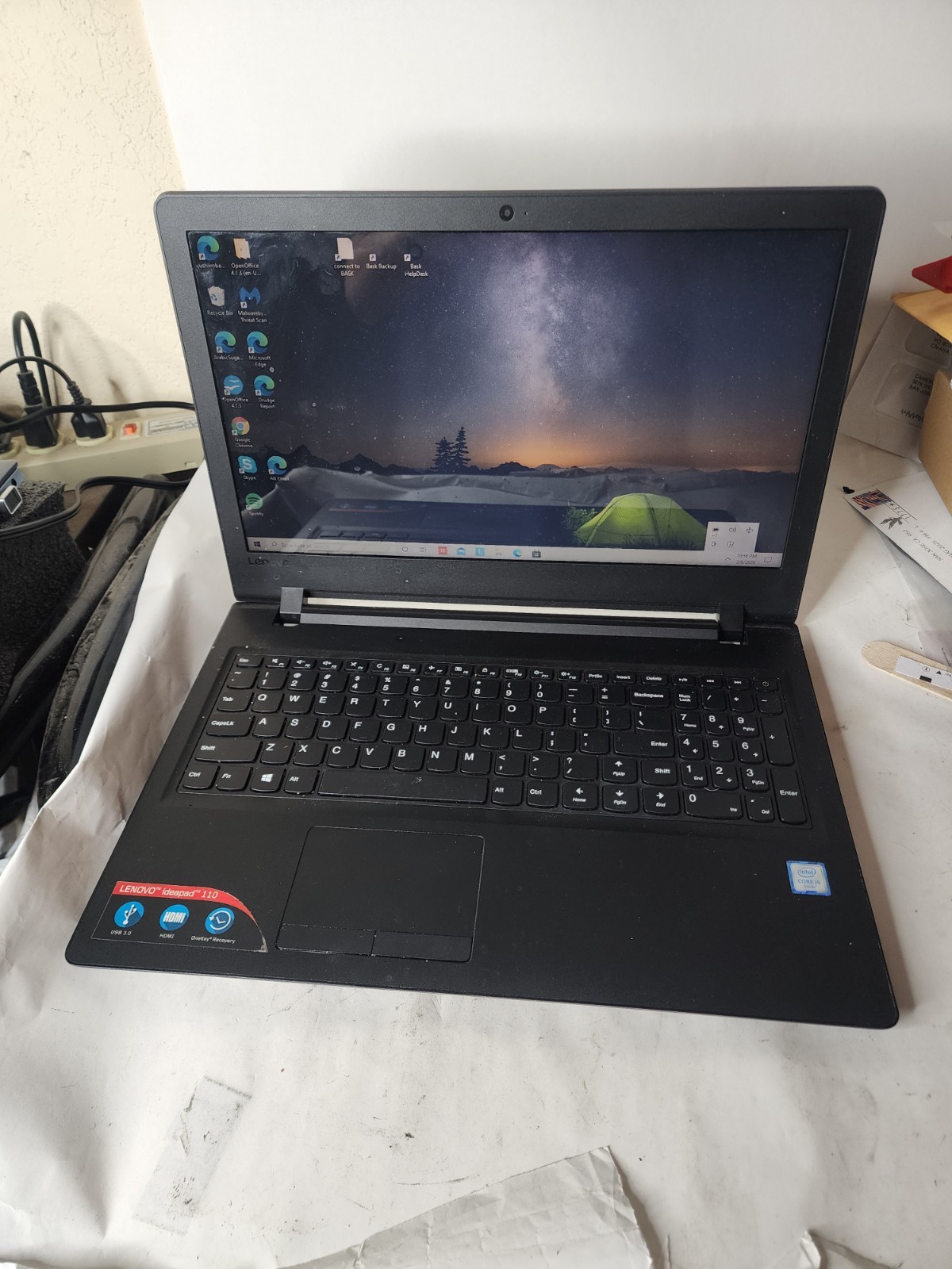 Lenovo IdeaPad 110‑15ISK 15.6″ HD i5-6200U 8GB RAM 1 TB HDD Win10 Home