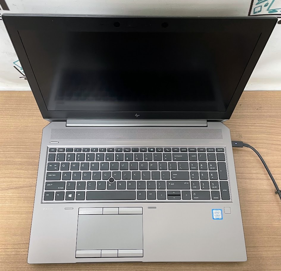 HP ZBook 15 G5 NO BATT W11P NVIDIA Quadro i7-8750H 2.2GHz 16gb RAM 256gb SSD