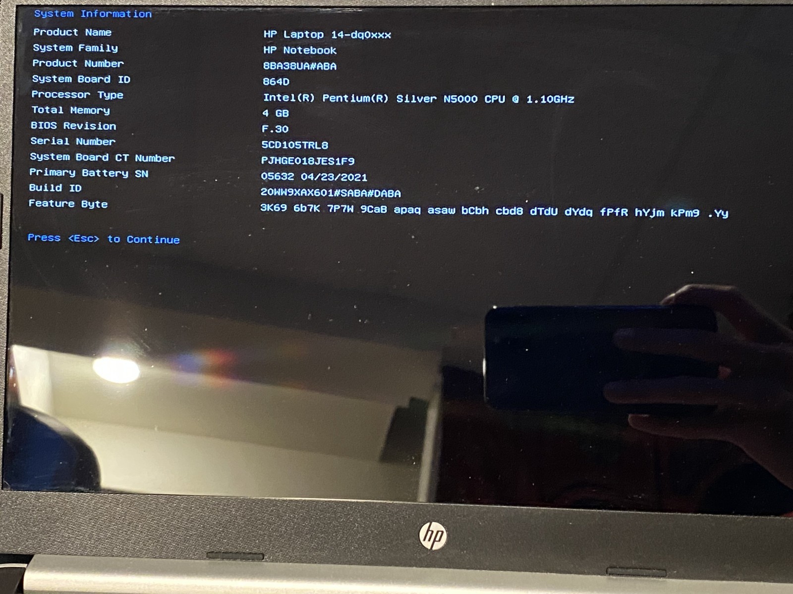HP 14-dq0xxx 14” Laptop Pentium Silver N5000 4GB RAM 64GB eMMC Windows Notebook