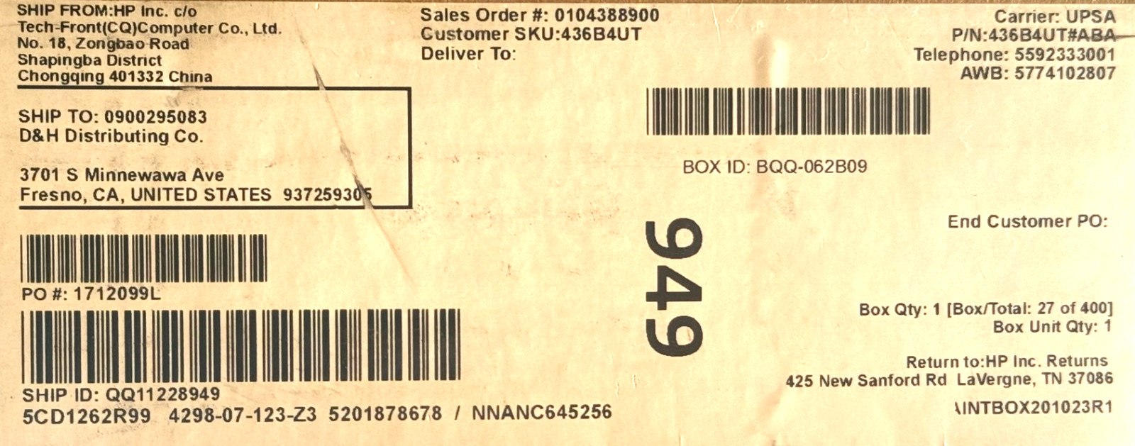 New HP Chromebook 11 G8 EE 11.6″ Intel Celeron N4020 4GB RAM 32GB eMMC Chrome OS