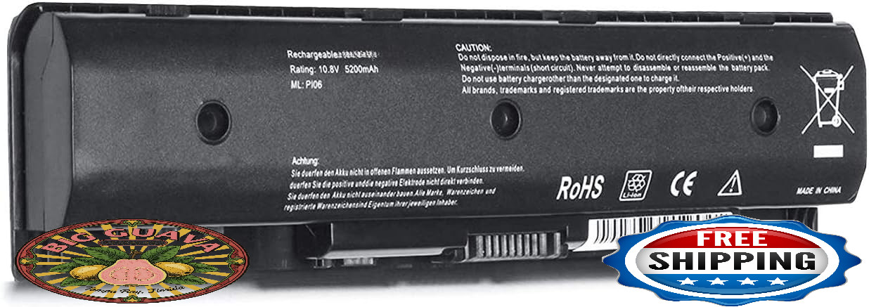 LQM P106 P109 Laptop Battery HP P106 Envy Pavilion TouchSmart Notebook 14 15 17
