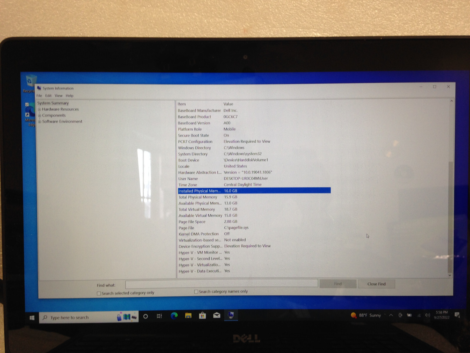 Dell 7520 i7-7920HQ 3.1GHz 16GB 512GB Window10 Pro w/ AC Adapter Touch screen.