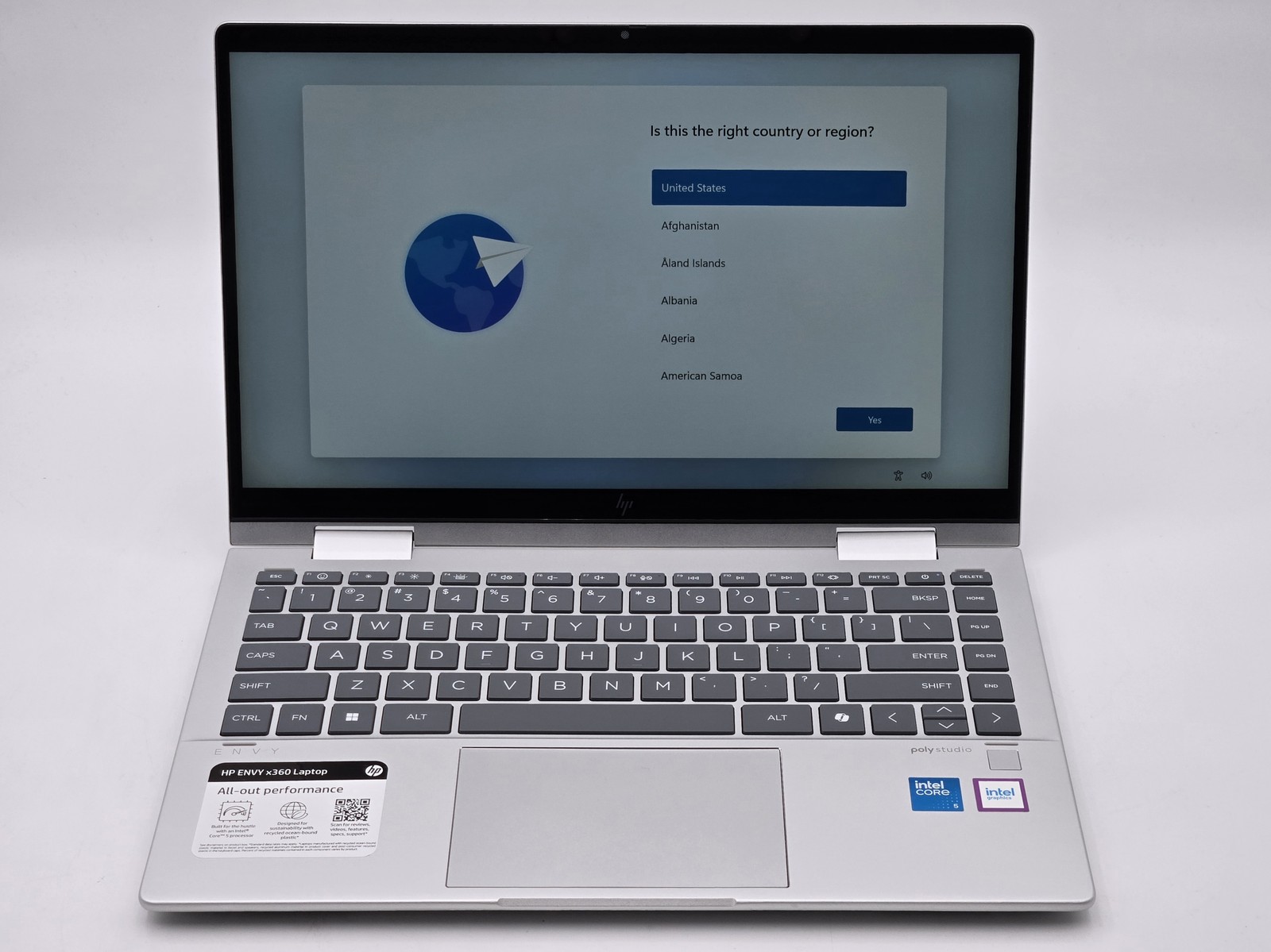 HP Envy x360 14-es1013dx 2-in-1 14″ FHD Touch 5 120U 512GB SSD 8GB W11 FPR