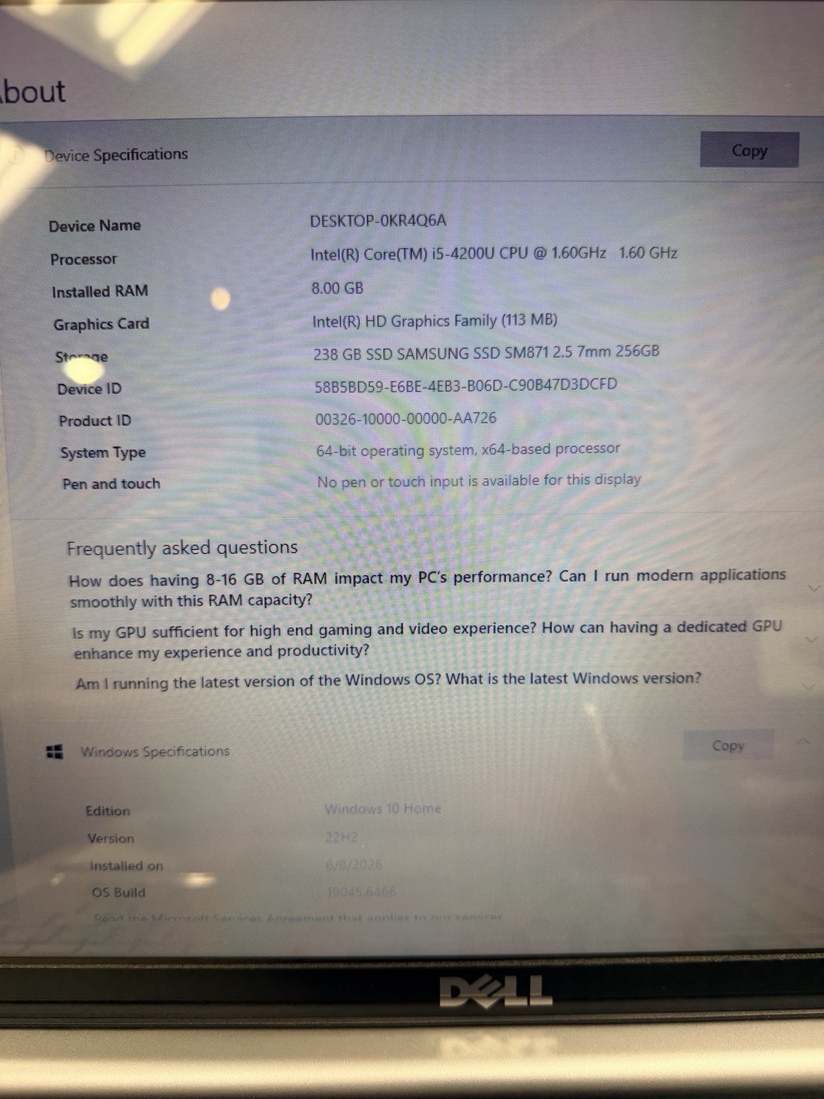 Dell Inspiron 17 7737 – Intel i5-4200U | 8GB RAM | 256GB SSD | 17.3″ | Win10