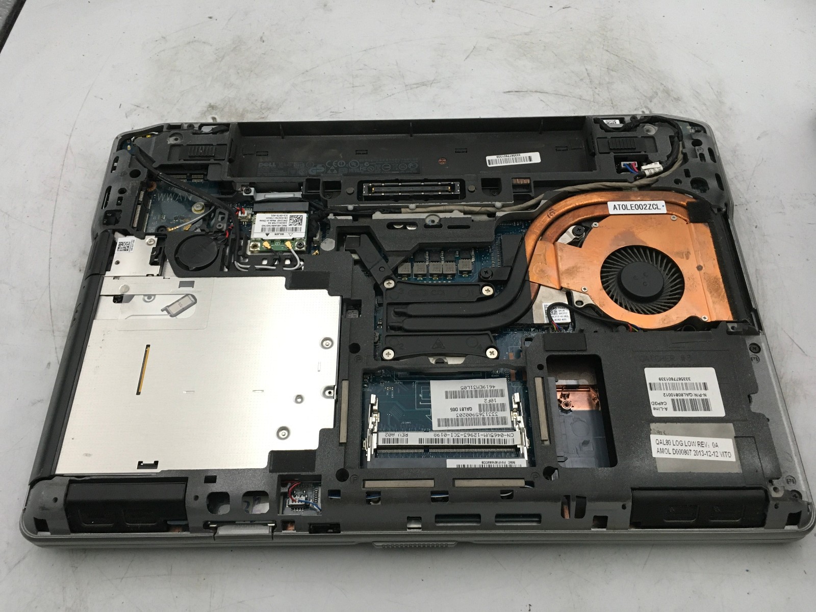 DELL LATITUDE E6430 – FOR PARTS/NO BOOT – INTEL i5-3340M – NO RAM – READ DESC-BB