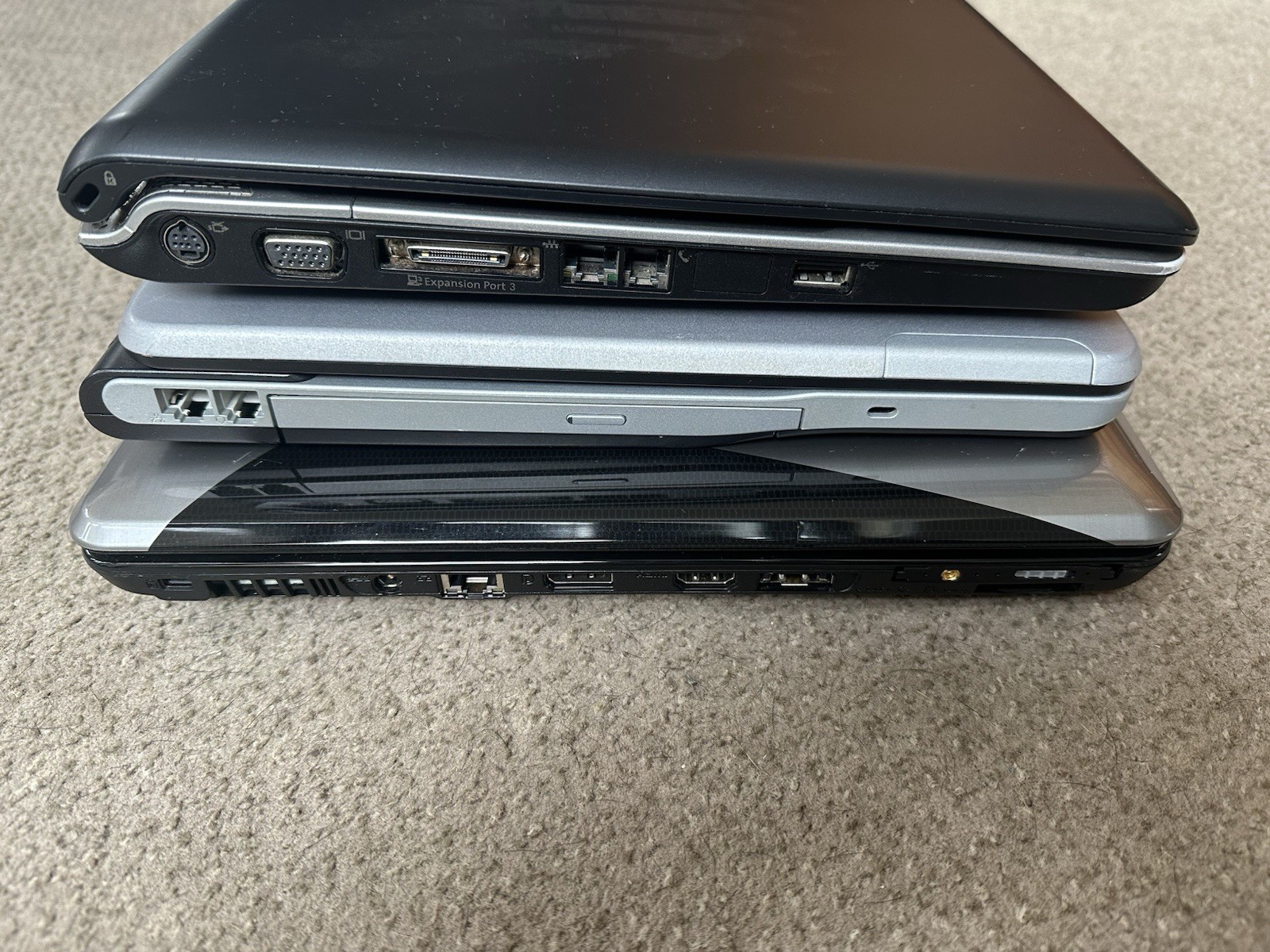 Laptop, notebook Medion, Sony, HP, without hard drive and cable