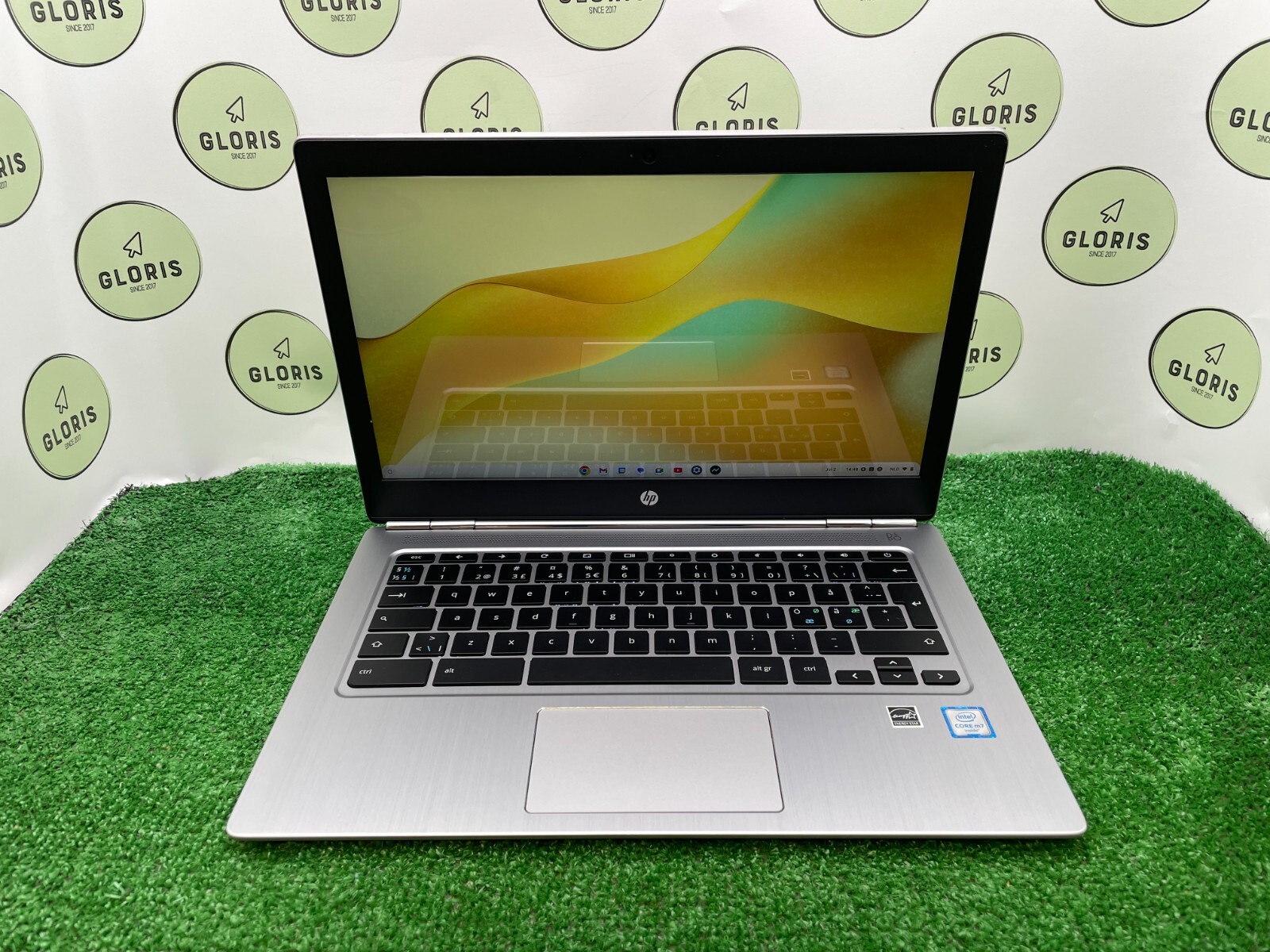 Used HP Chromebook 13 G1 Laptop Intel m7-6Y75 1.20GHz / 16GB RAM / 32GB SSD NT