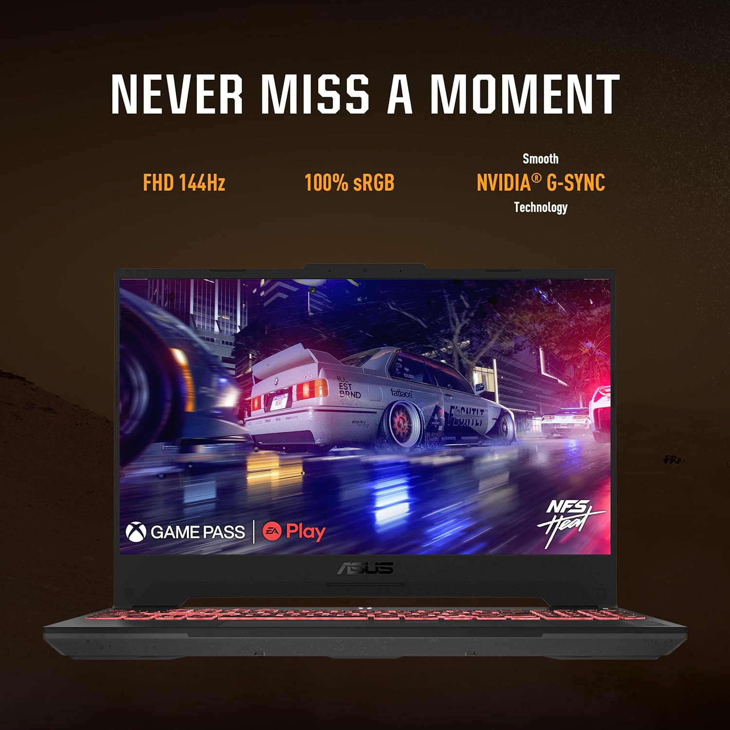 TUF Gaming A15 Gaming Laptop, 15.6” FHD 144Hz, 100% Srgb Display, Geforce RTX 40