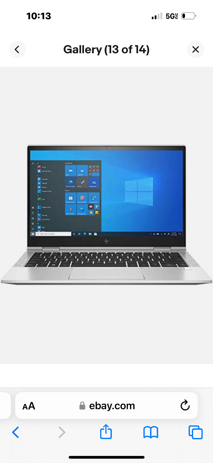 HP EliteBook x360 830 G8 2in1 Core i7 FHD 1080P 1920×1080 2-1 16GB RAM 1