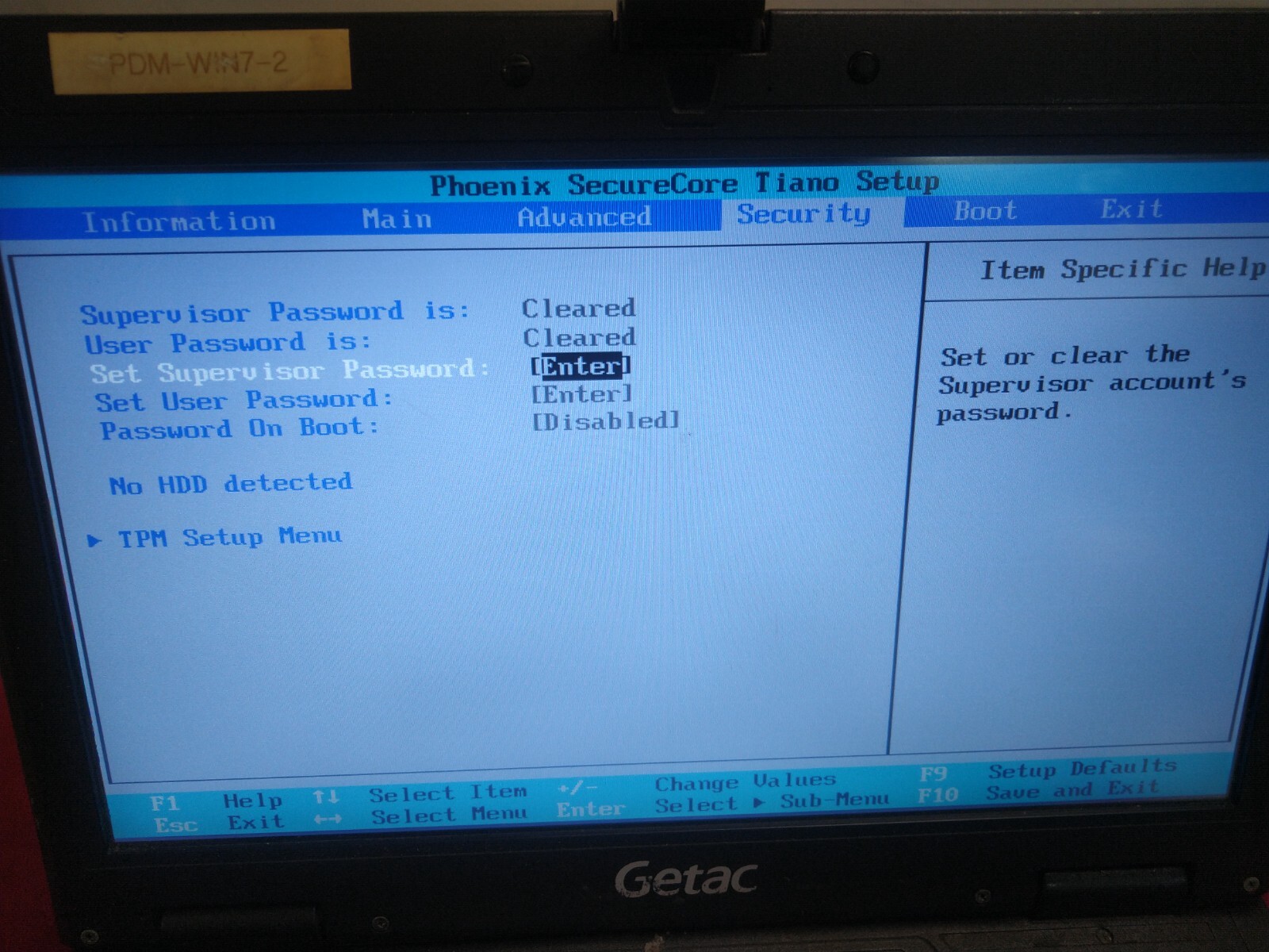 Getac s400 Intel Core 5 3320M