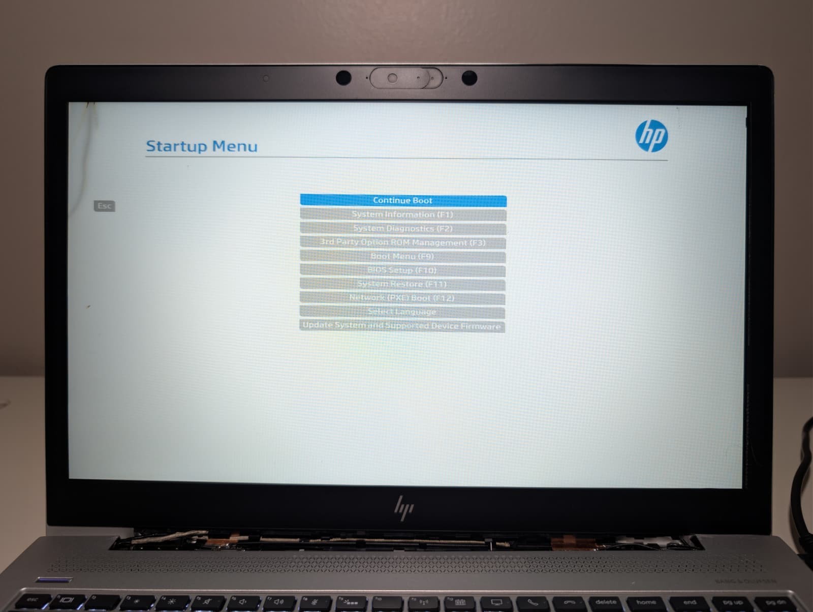 Read! HP EliteBook 850 G6 | i7 8th Gen 4GB RAM NO SSD | Backlit FPS Boot to Bios