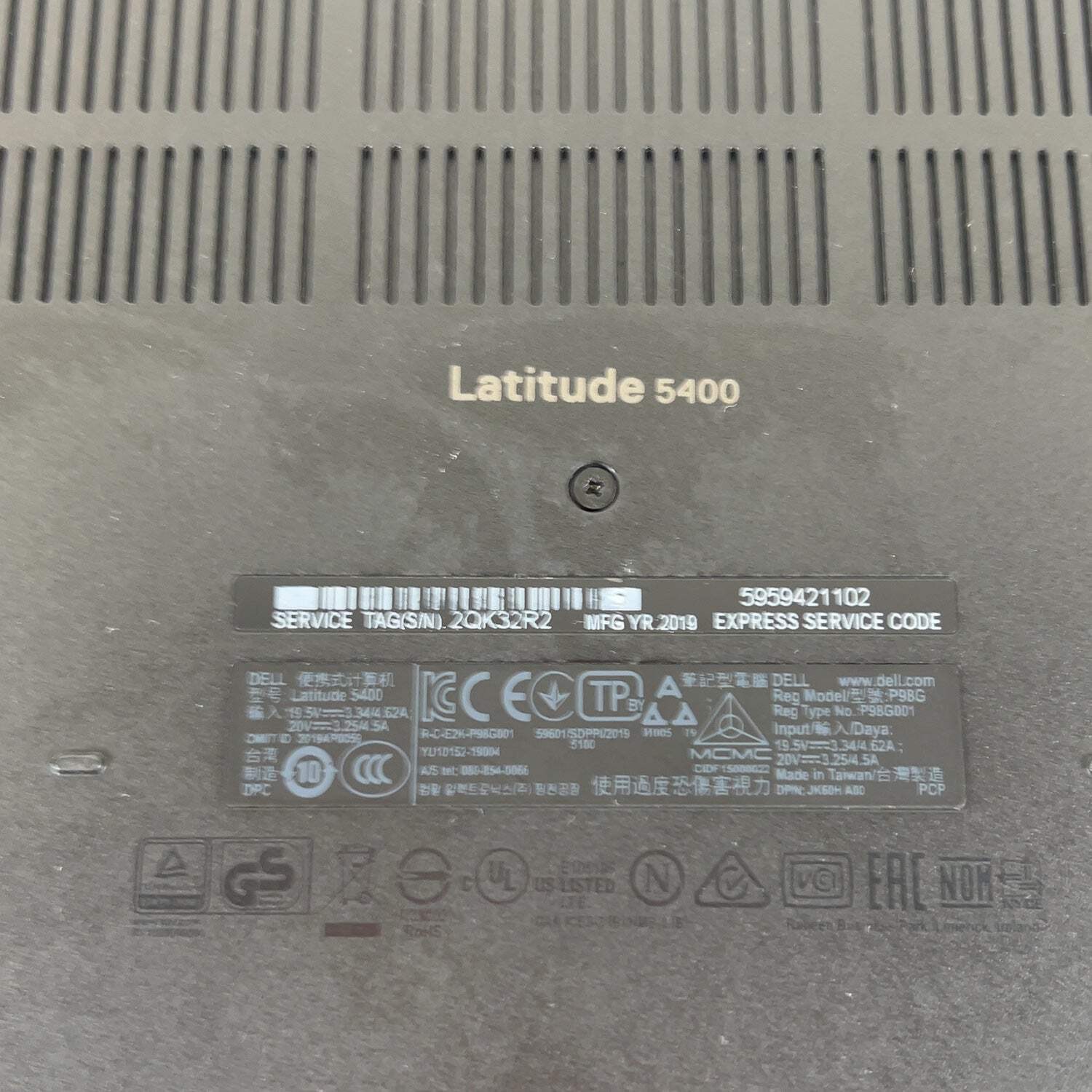 Broken Dell Latitude 5400 14″ i5-8365U 1.6GHz 8GB RAM 256GB SSD Bright Spots