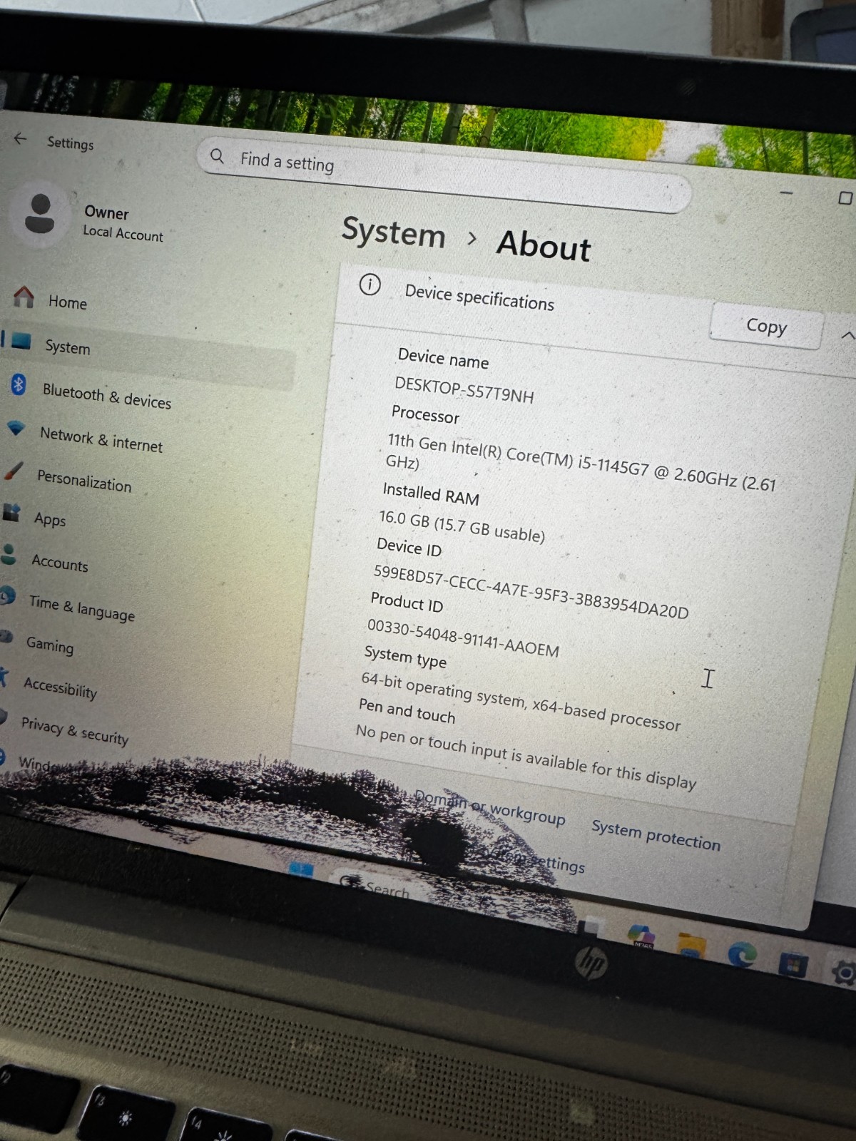 HP ProBook 640 G8 Core i5-1145G7, 16GB RAM, 256GB SSD, Win11 for Repair #5690