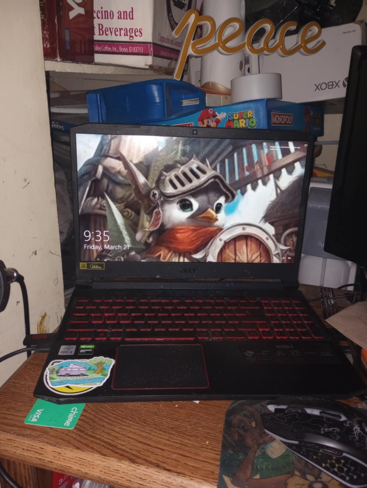 Acer Nitro 5 AN515-55 15.6″ (512GB SSD, Intel Core i5 10th Gen., 4.50 GHz, 8GB)