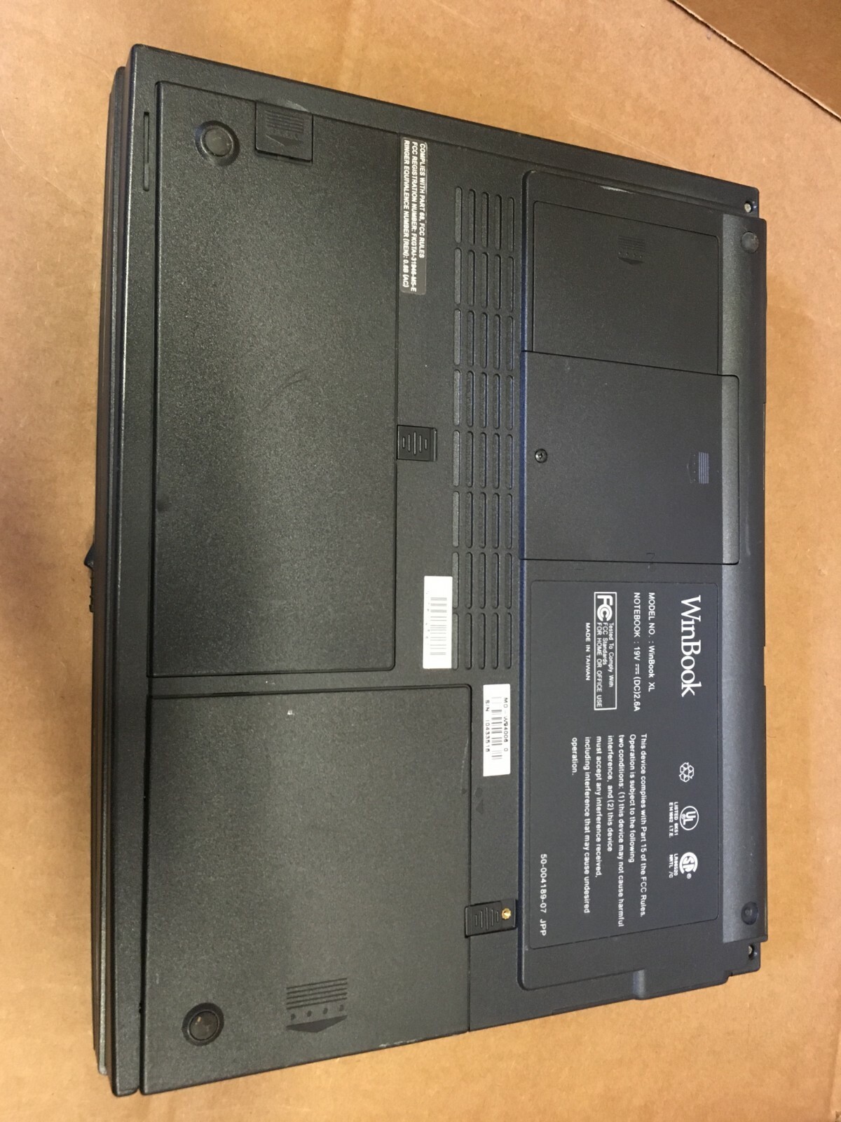 WINBOOK XL LAPTOP WinBook XL AMD-K6 3D PROCESSOR WINDOWS 98 OFFICE 97