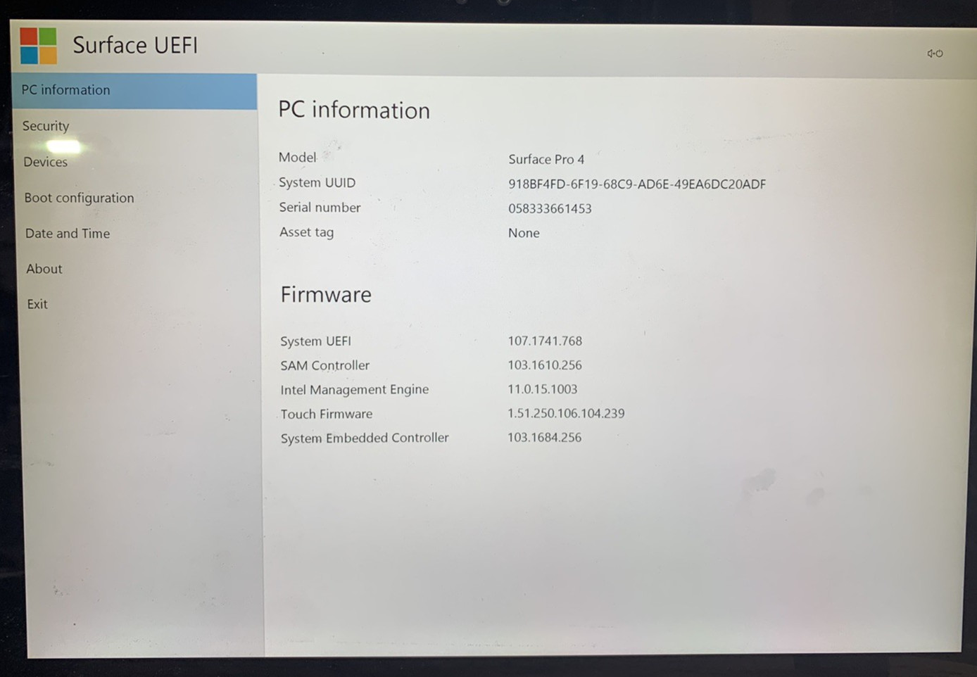 Microsoft Surface Pro 4 Intel Core i5-6300U@2.40GHz 4GB RAM 128GB SSD *READ*