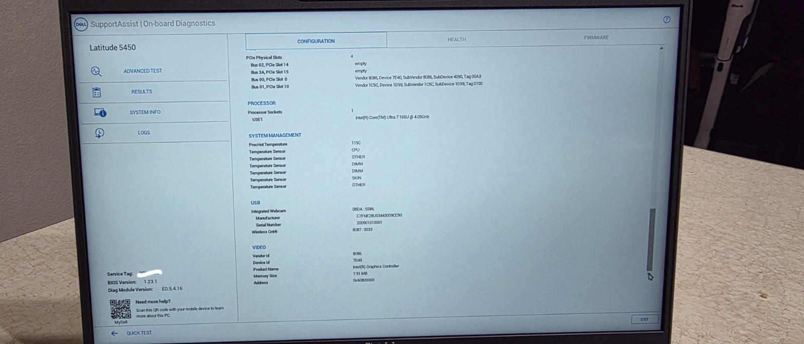 Dell Latitude 5450 14″ FHD TOUCH Core Ultra 7 165U 32GB 512GB NVMe Win 11 Gray