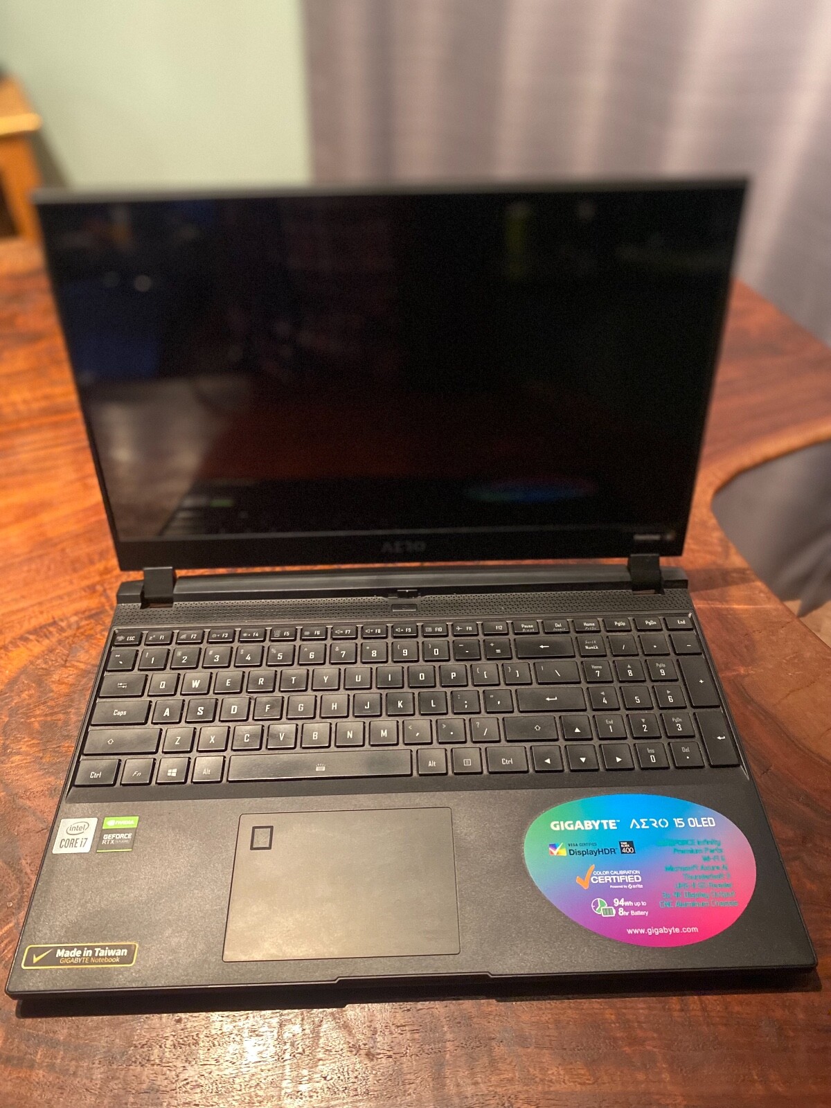 gigabyte aero 15 oled