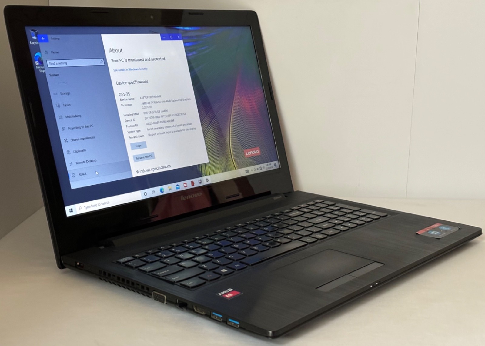 Lenovo G51 35 1TB Laptop 8GB ram Windows 10 Home