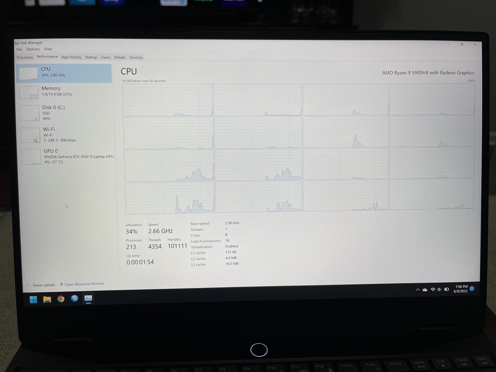 Legion S7 4K UHD HDR Ryzen 5900hx Nvidia Laptop