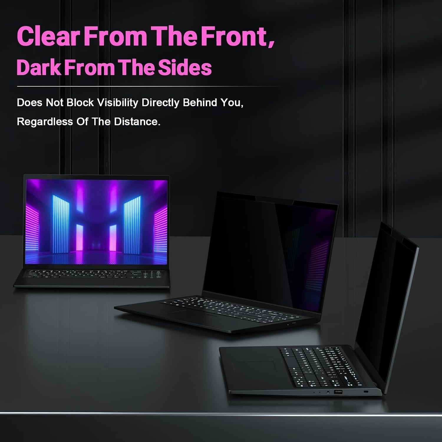 14 Inch 16:9 Magnetic Laptop Privacy Screen – Removable Anti-Glare, Anti-Blue Li