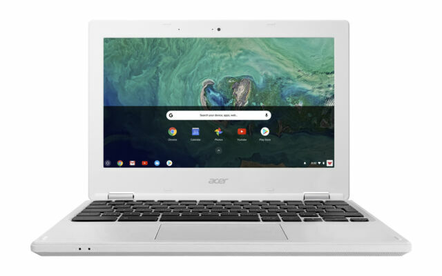 Brand New Sealed Acer Chromebook 11 Denim White eMMC Chrome OS Free Ship