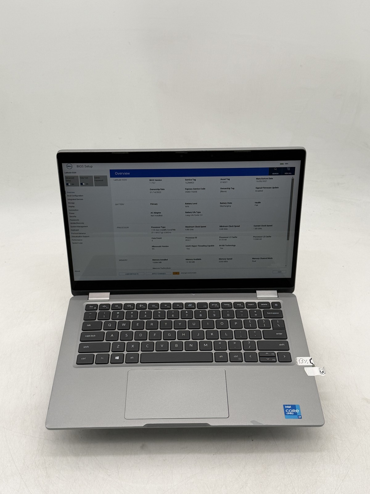 Dell Latitude 5320 (2-in-1) 13.3inch i7-1185G7 16GB 256GB NO OS |Please Read|