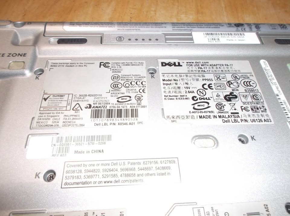 Dell Latitude X1 Laptop 11″ Intel Pentium M 1.1GHz 512 MB Ram 30gb hd Windows XP