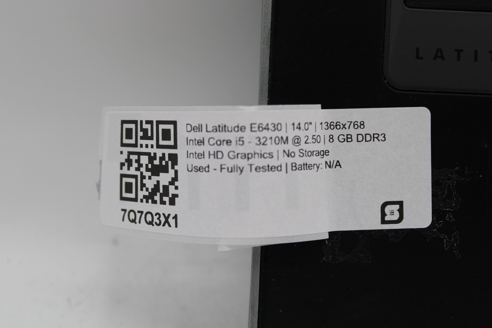Dell Latitude E6430 _ i5-3230M @ 2.6 _ 8GB RAM _ No SSD / OS